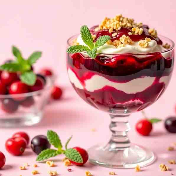 Lingonberry Parfait - A Jam Lover's